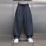 Vertical Striped Loose Casual Pants