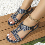 Maison | Orthopedic sandals with crystal details