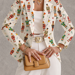 Vivenne™ | Nutcracker Print Blazer