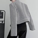 Metal Buckle Cropped Blazer