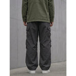 Japanese Loose Multi-pocket Straight-leg Cuffed Cargo Pants