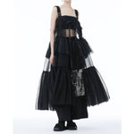 Mesh See-through Cake Suspender Dress