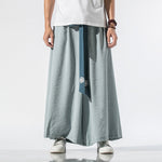 Cotton Linen Casual Wide Leg Harem Pants
