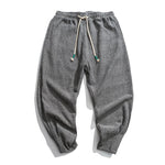 Vintage Casual Elastic Waist Pants