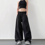 American Retro Straight Wide-leg Trousers