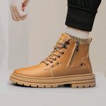 High Ankle Genuine Leather Boots