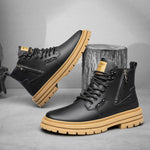 High Ankle Genuine Leather Boots