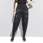 Zippered Pocket Slim Fit Trousers