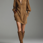 La Scintilla | Short Dress with Suede Finish