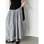 Striped Casual Loose Wide-leg Pants