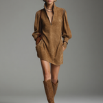 La Scintilla | Short Dress with Suede Finish