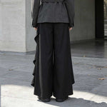 Irregular Ribbon Wide-leg Pants