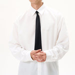 Wrinkle-resistant Detachable Tie Draped Shirt