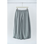 Women's Japanese Lightweight Pleated Hem Cropped Wide-leg Pants