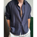 Solid Color Loose Casual Shirt