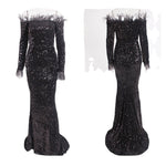 Amelia Sinclair | Off-Shoulder Sequin Mermaid Gown For Women