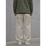 Japanese Loose Multi-pocket Straight-leg Cuffed Cargo Pants