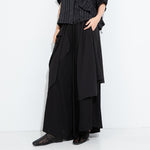 Women's Japanese Loose Draped Cropped Culottes Casual Pants