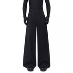 Starry  Hot-Fix Rhinestone Detail Casual Trousers