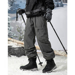 Winter White Duck Down Softshell Waterproof Warm Ski Pants