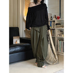 Women's Off-Shoulder Tencel T-Shirt