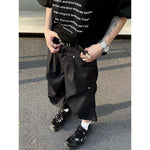 Rivet Pleated Machete Wide Leg Pants