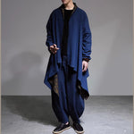 Loose Linen Zen-style Robe Cardigan
