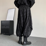 Printed Irregular Culottes Harem Pants