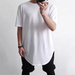 Loose Solid Color Crew Neck Thin T-shirt