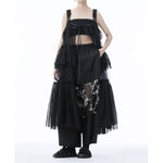 Mesh See-through Cake Suspender Dress