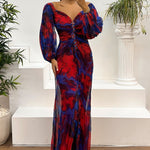 Sophie™ | Pleated Long Evening Dress