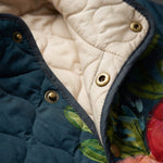 Amaya | Vintage Floral Print Quilted Jacket