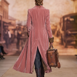 Hollis & June | Madison Velvet Tailored Coat