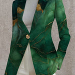 Honorine™ | Emerald Marble Blazer