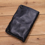 Retro Handmade Leather Wallet Multi Card Slots Wallet