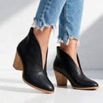 Carina V-Cut Ankle Boots