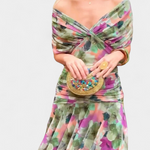 Florendra™ | Floral Print V-Neck Maxi Dress