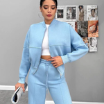 Élodie Moreau | Luxe Comfort Zip Lounge Set For Women