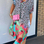 Eri™ | Casual Dress with Leopard Print