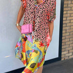 Eri™ | Casual Dress with Leopard Print
