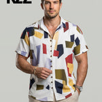 KZZ Summer Beach Men's Stylish Hawaiian Shirt
