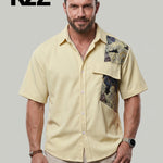 KZZ Men's Summer Short-Sleeve Shirt