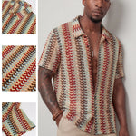 KZZ  New Summer Men's Knitted Shirt