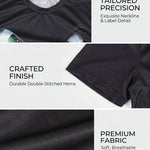 KZZ Men's 3D-Printed Short-Sleeve Shirt