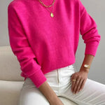V|C - Soft Mock Neck Knit Sweater Eleanor