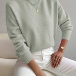 V|C - Soft Mock Neck Knit Sweater Eleanor