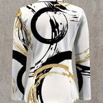 Noemine™ | Abstract Brushstroke Blazer
