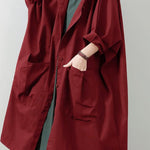 One Size Fits All Oversized Water-Resistant Windbreaker Jacket