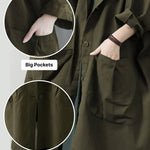 One Size Fits All Oversized Water-Resistant Windbreaker Jacket