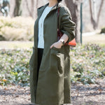 One Size Fits All Oversized Water-Resistant Windbreaker Jacket